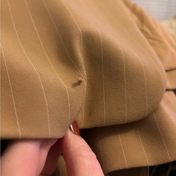 Express Brown Pinstripe ladies Blazer - Picture 8 of 8